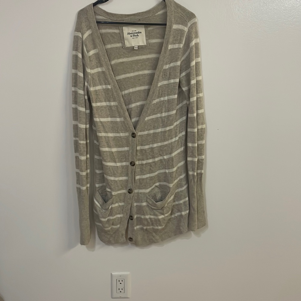 Abercrombie cashmere blend oversized cardigan